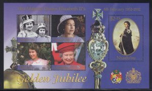 Tonga - Niuafo'ou QEII Silver Jubilee 2002 SS mnh