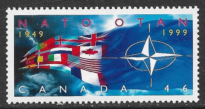 CANADA 1999 NATO Anniversary Issue Sc 1809 MNH
