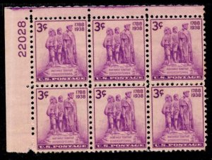 9668 OAS-CNY SCOTT 837 – 1938 3c Northwest Territory Sesquicentennial MNH