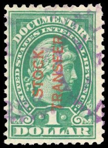 U.S. REV. STOCK TRANSFER RD11  Used (ID # 118963)