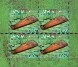 Latvia 2014 MNH Stamps Booklet Europa CEPT Music Musical Instruments