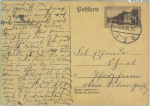 85220 - GERMANY  SAAR  - Postal History - Postal Stationery Card 1935