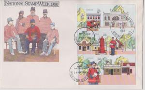 Australia 1982 Stamp Week Miniature Sheet Boolaroo Cancel