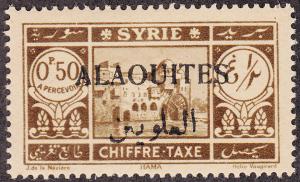 Alaouites #J6 Syria Stamp Overprinted MH