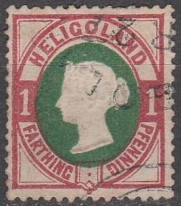 Heligoland #14 F-VF Used CV $600.00 (A13469)