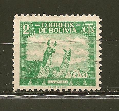 Bolivia 251 Llamas Mint No Gum