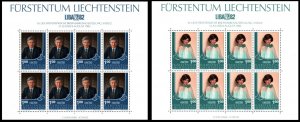 Liechtenstein # 735 - 736 MNH