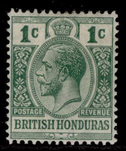 BRITISH HONDURAS GV SG101, 1c blue-green, M MINT.