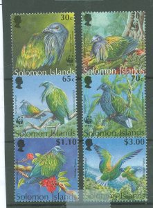 Solomon Islands (British Solomon Islands) #761-766  Single (Complete Set)