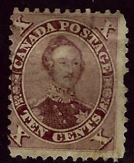 Canada SC#17 Used Fine hr/ 1 sh perf SCV$160.00...Worthy of a bid!