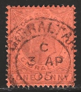 Gibraltar #40  used