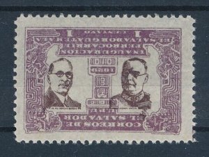 [116128] El Salvador 1929 Middle inverted MLH