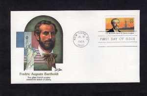 2147 Bartholdi, FDC Fleetwood cachet