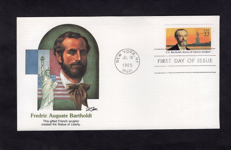 2147 Bartholdi, FDC Fleetwood cachet
