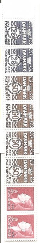 Denmark 1998 definitives MNH. Queen, booklet