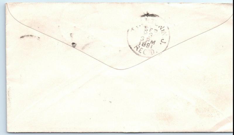 Goldpath: US cover 1891, BELVIDERE, N.J.   _CV28_P14