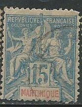 Martinique |  Scott # 40 - Used