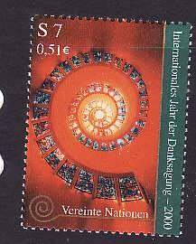 United Nations Vienna-Sc#268- id8-unused NH set-Year of Thanksgiving-2000-