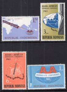 Indonesia 593-596 MNH VF