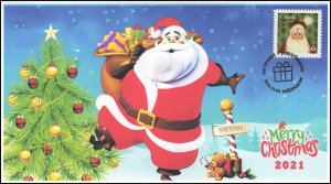 CA21-045, 2021,Christmas, First Day of Issue, Pictorial Postmark, Santa