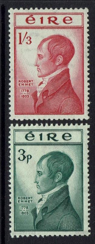 Ireland SG# 156 and 157, Mint Hinged, small Hinge Remnant - Lot 112916