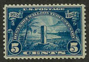 616 Mint VF NH deep blue