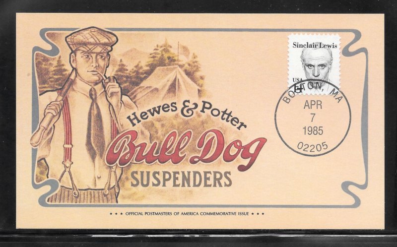 #1856 on Official American Advertising Cover Commemorative Postal Card (A2639)