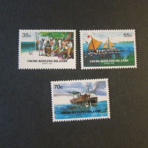 Cocos Island Sc 111-113 set MNH