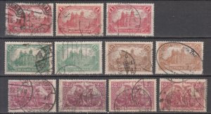 Germany - 1920 Post Office stamp collection  Sc# 111/114 - Used (9354)