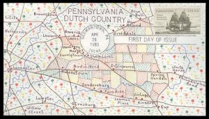 #2040 German Immigrants Cornish FDC