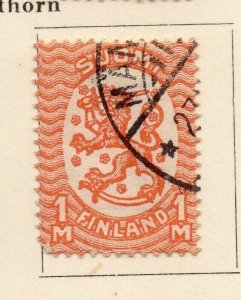 Finland 1928-29 Early Issue Fine Used 1M. NW-214496