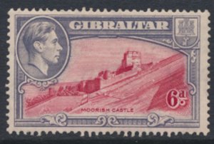 Gibraltar  SG 126  perf 13½ SC# 113b MH Moorish Castle see scans /details