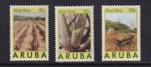 Aruba  #29-31  MNH  1988  Aloe Vera