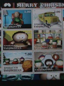 TAJIKISTAN-MERRY CHRISTMAS-MNH-MINI SHEET LAST ONE WE SHIP TO WORLD WIDE