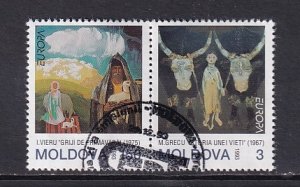 Moldova   #111-112  used  1993   Europa   art