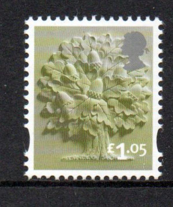 Great Britain England Sc 32 2016 £1.05 Oak Tree  stamp mint NH