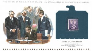 THE HISTORY OF THE U.S. IN MINT STAMPS NORTH ATLANTIC TREATY PACT