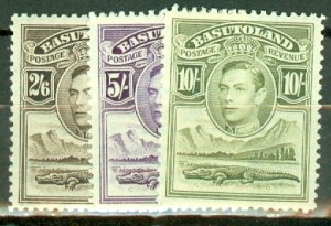 JQ: Basutoland 18-28 mint some NH CV $100; scan shows only a few