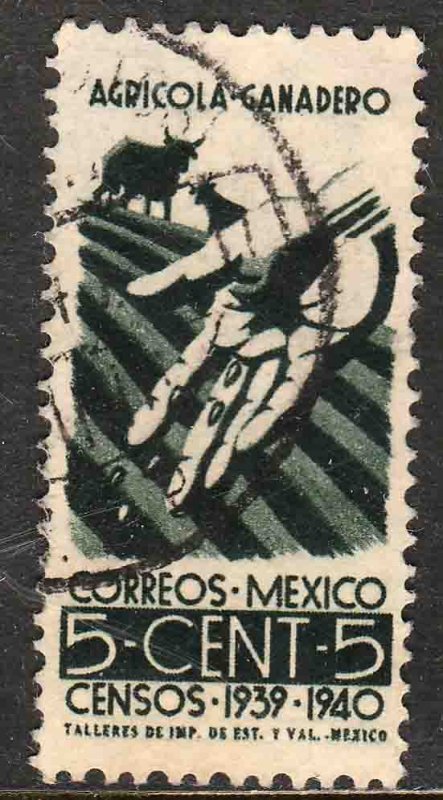 MEXICO 752, 5¢ Census, 1940. Used. F-VF. (324)