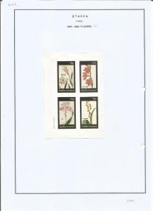 STAFFA - 1982 - Flowers - Sheets - Mint Light Hinged - Private Issue