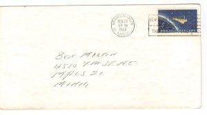 US 1193 4c Project Mercury FDC no cachet Unofficial Minneapolis Minn ECV $12.00