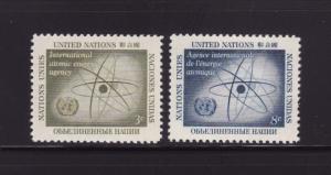 UN New York 59-60 Set MNH Atomic Energy  (A)