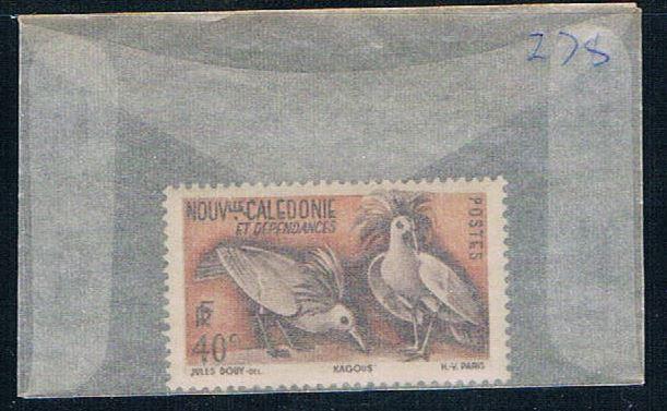 New Caledonia 278 Unused Birds Kagus (N0555)