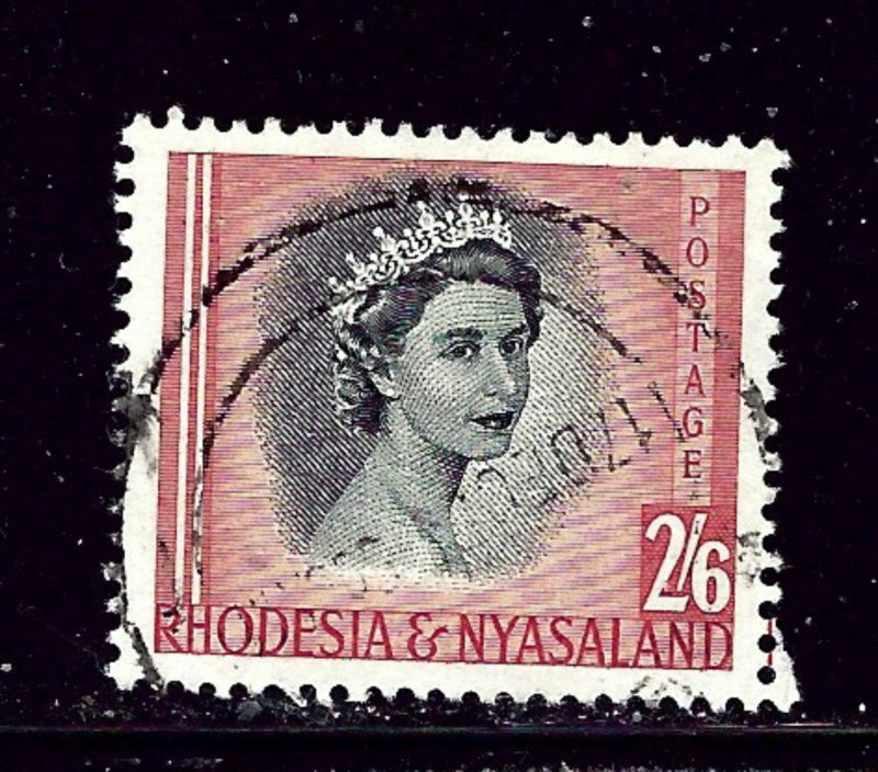 Rhodesia and Nyasaland 152 Used 1954 QEII