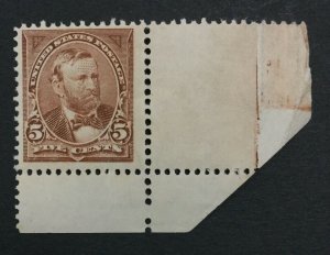 MOMEN: US #255 MINT OG POST OFFICE FRESH **NH** #29382