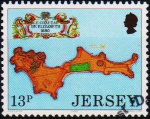 Jersey. 1980 13p S.G.224 Fine Used