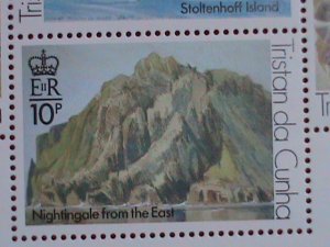 TRISTAN DA CUNHA STAMP 1980   THE ARTIST'S VIEW OF TRISTAN DA CUNHA MNH S/S.