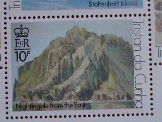 TRISTAN DA CUNHA STAMP 1980   THE ARTIST'S VIEW OF TRISTAN DA CUNHA MNH S/S.