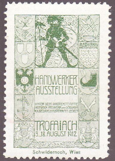 Austria -  1912 Trofaiach Expo Poster Stamp