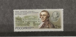 RUSSIA Sc 6665 NH issue of 2001 - I.LAZAREV